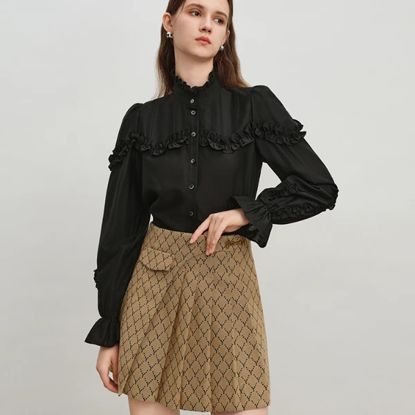 【籽言专属】衬衫式小香风衬衫Y311305249