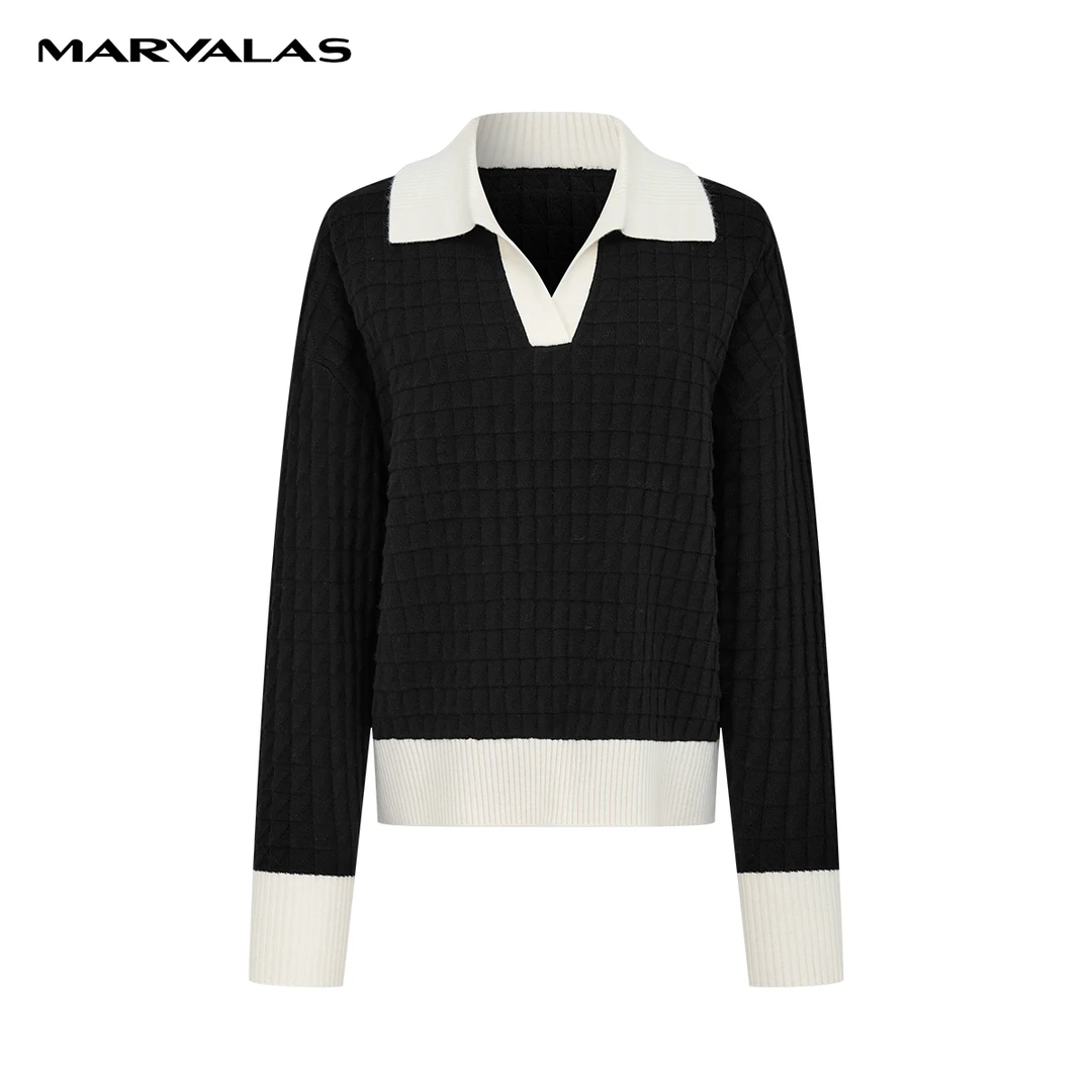 【辛小北专属】曼德诗羊毛混纺针织衫套头衫M7333071