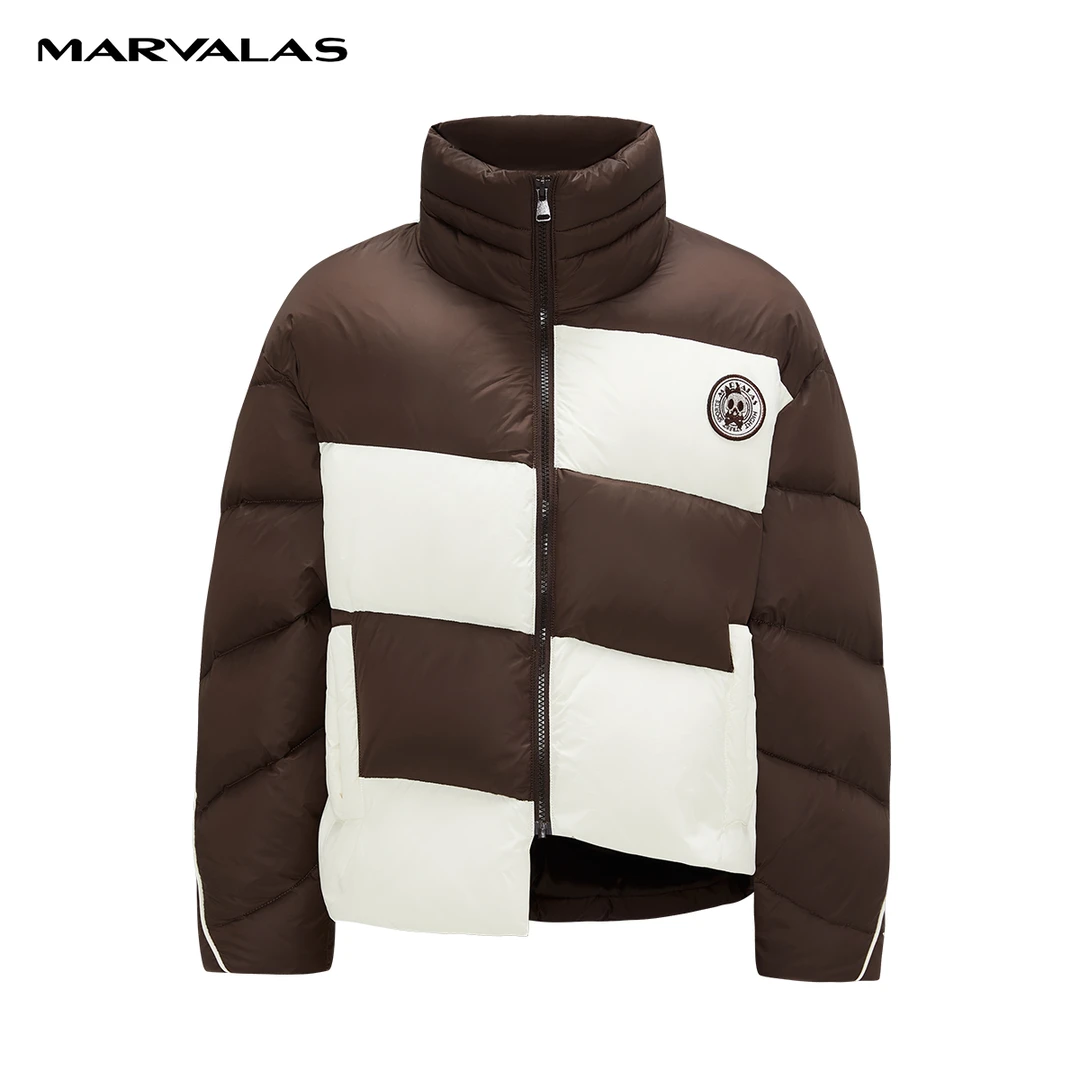 【丽公主】曼德诗短款羽绒服冬立领面包服保暖外套M427306865