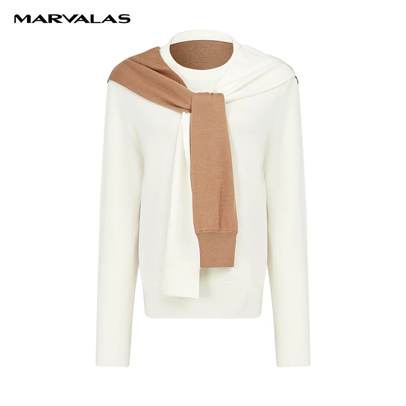 【小余专属】Polo领棉质套头衫撞色提花设计感短袖针织衫M733303632