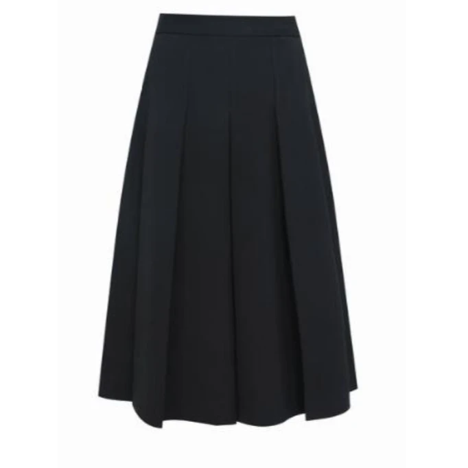 【诗语专属】时尚高腰通简约气质遮肉显瘦直筒裙Y207302364