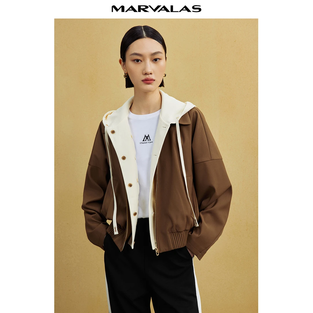 【小余专属】复古外套箱型短款百搭设计感长袖上衣M421301921