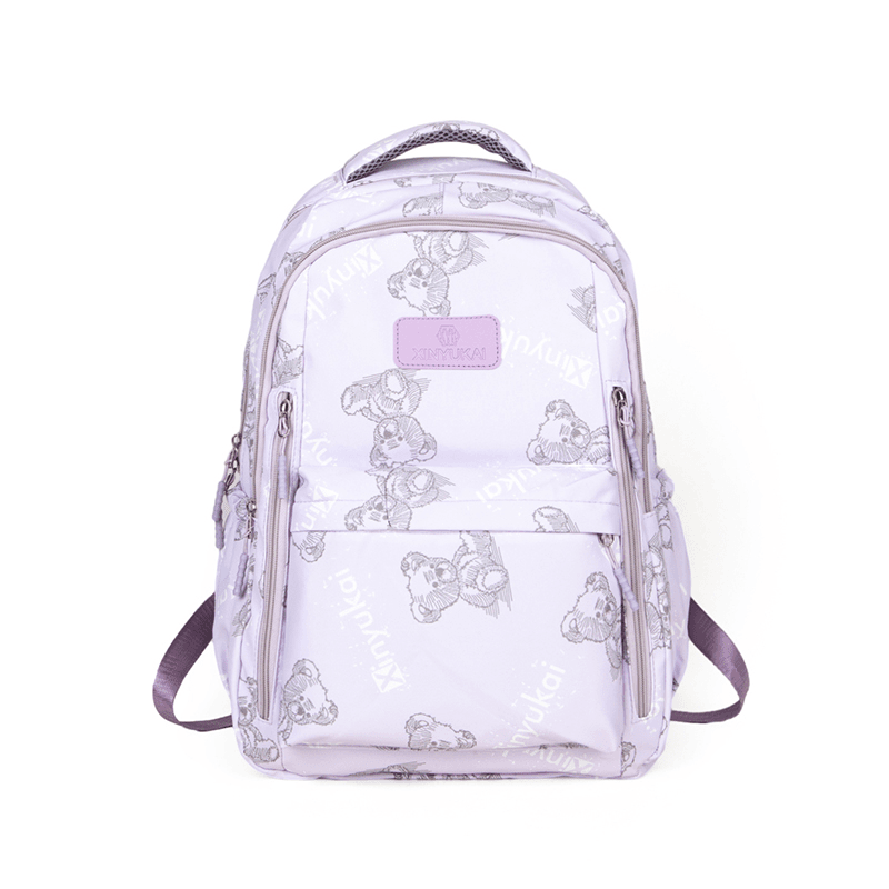 女士潮流大容量双肩包夏季时尚印花双肩背