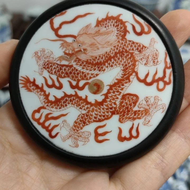 【闪购商品】陶瓷瓷片大**阳金龙