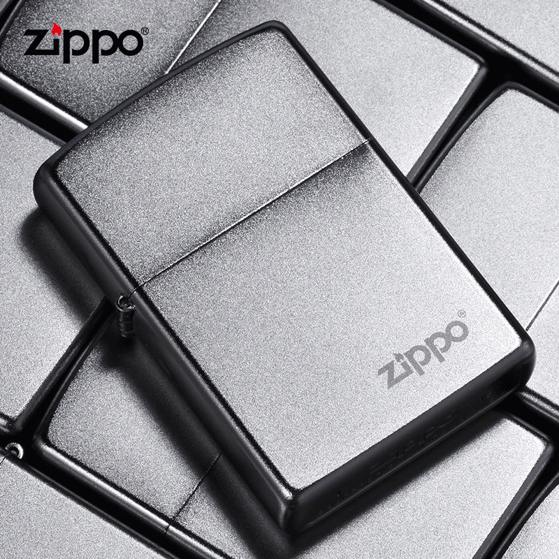 ZIPPO205磨砂免费设计艺术签官方旗舰防风打火机男士礼物TC9802US