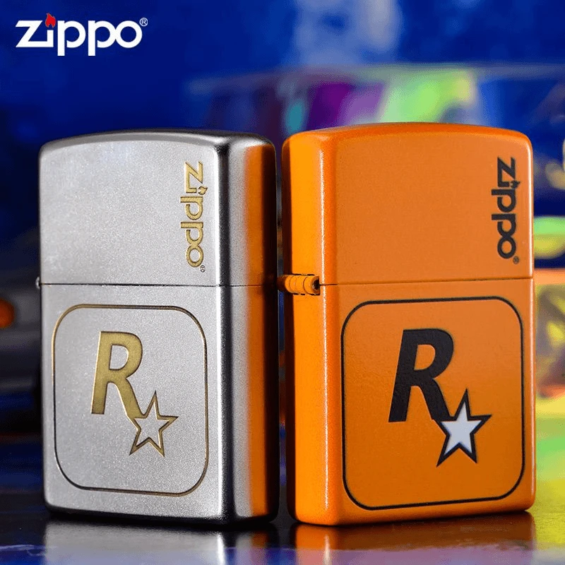 ZIPPO/之宝打火机镀铬R星精雕工艺-原装正品防风男士送礼-DYX1H1