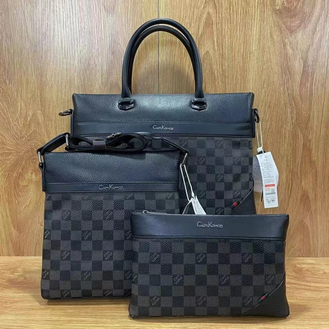 6660-4买一送二（6660-1/-2）男款轻奢时尚休闲潮流经典高奢公文包