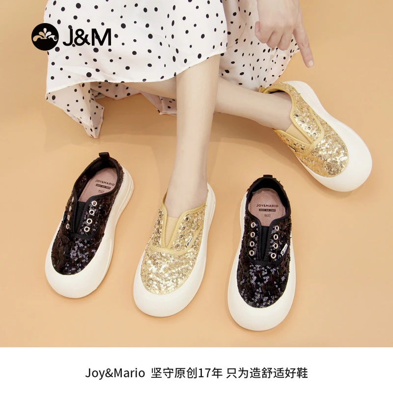 圆头乐福鞋夏季透气一脚蹬百搭网面明星同款百搭鞋子