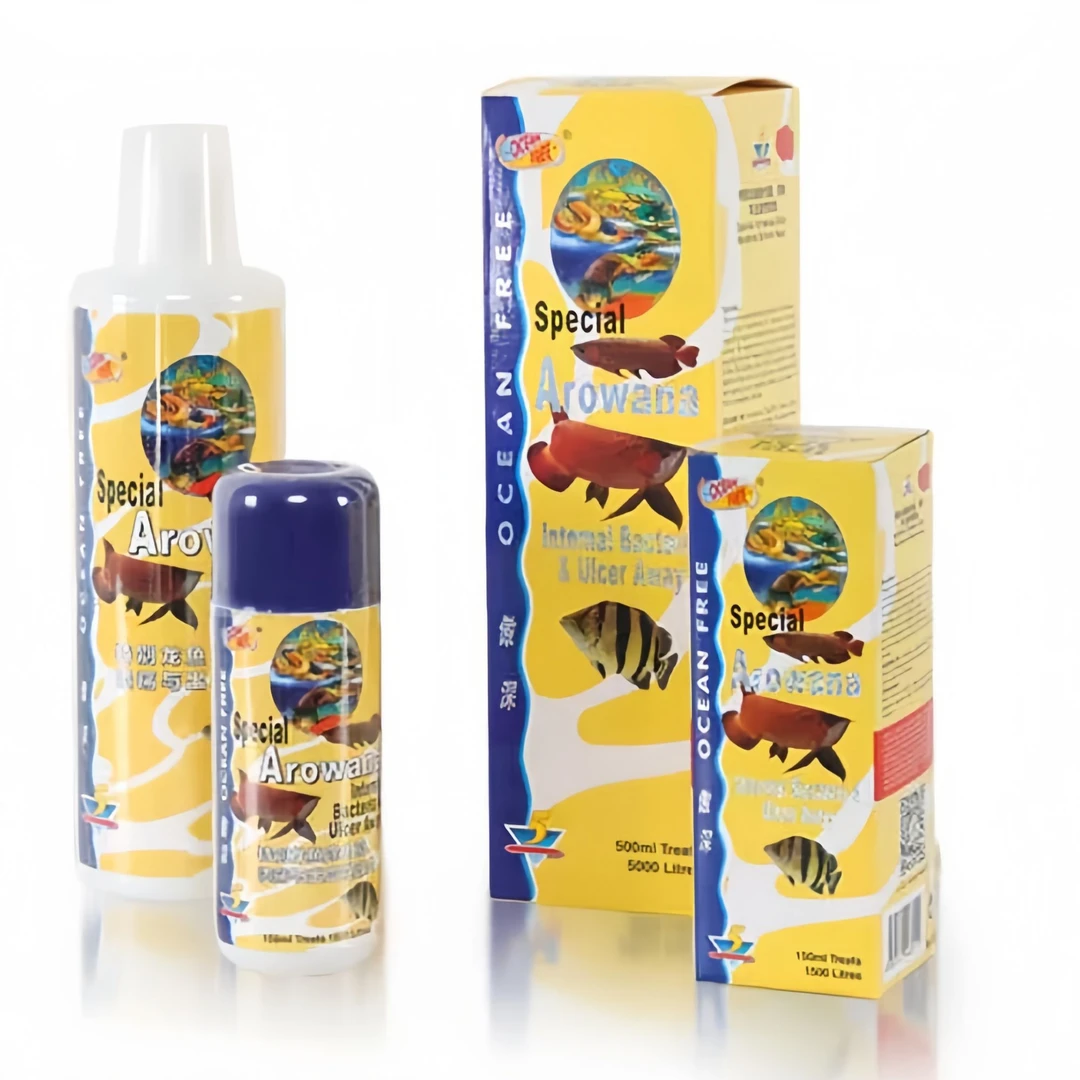 仟湖傲深龙鱼药水健康护理预防立鳞充血烂鳃增强抵抗力进口药水