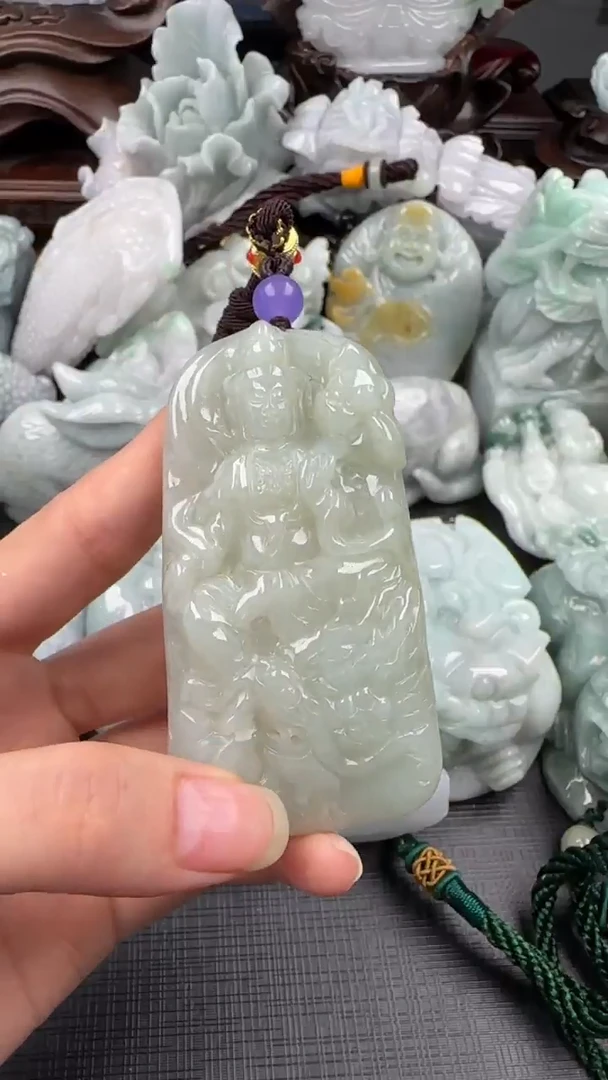 【闪购商品】翡翠挂件未镶嵌大势至