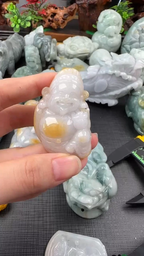 【闪购商品】翡翠挂件未镶嵌财神爷