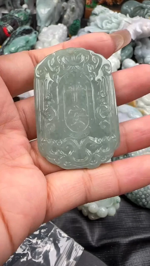 【闪购商品】翡翠挂件未镶嵌出入平安