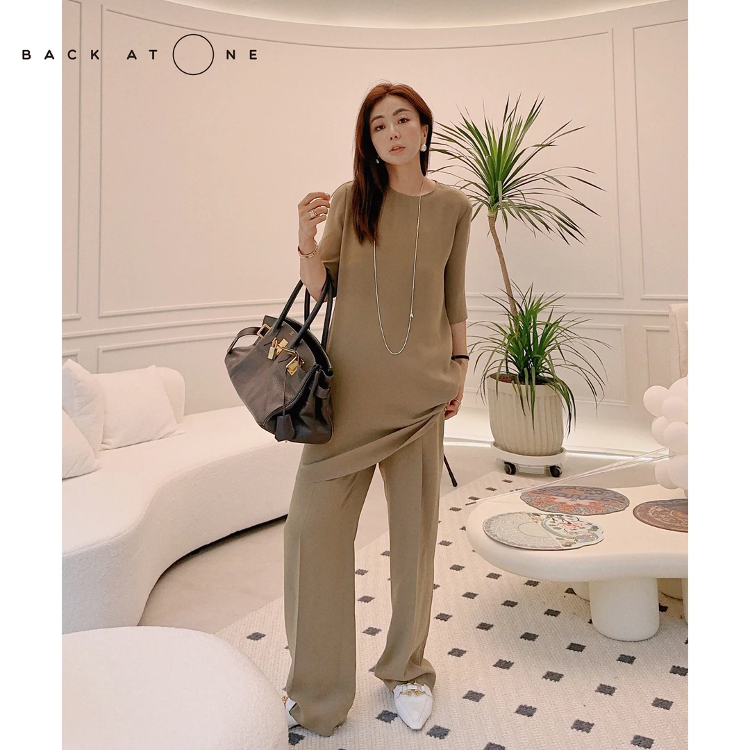 BackAtOne“盛夏怡然”时尚休闲上衣/西裤 B3SS-L069-K/B3SS-L068-K