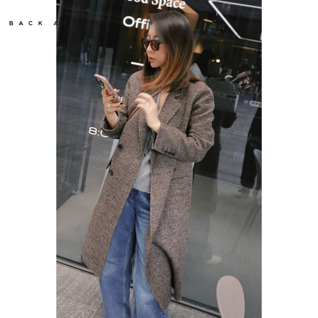 BackAtOne ”漫步伯明翰“ 秋冬复古毛呢双面尼大衣 BDF-1BD055F-J