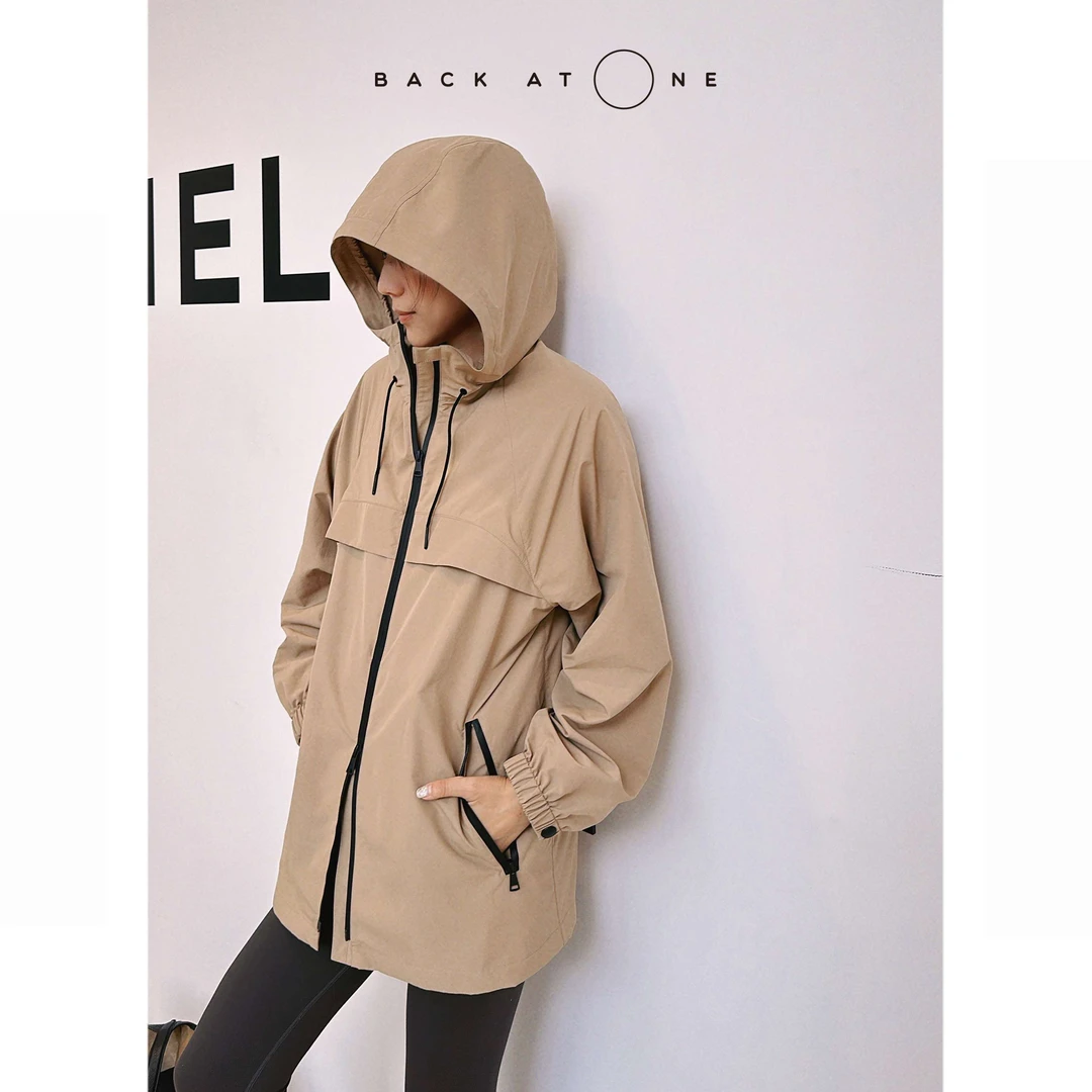 BackAtOne  “飞驰人生”休闲软壳系列轻便连帽外套  BES-1BC066D-C