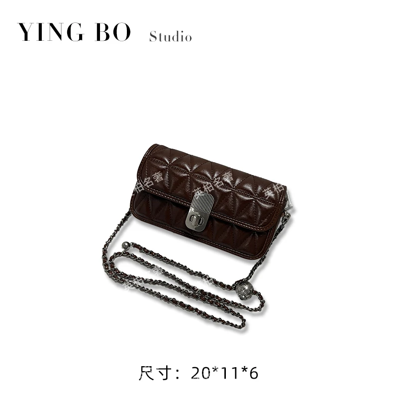 【英柏甄选】ZT-D7090-可可焦糖 然与纯小众设计感单肩包百搭女包