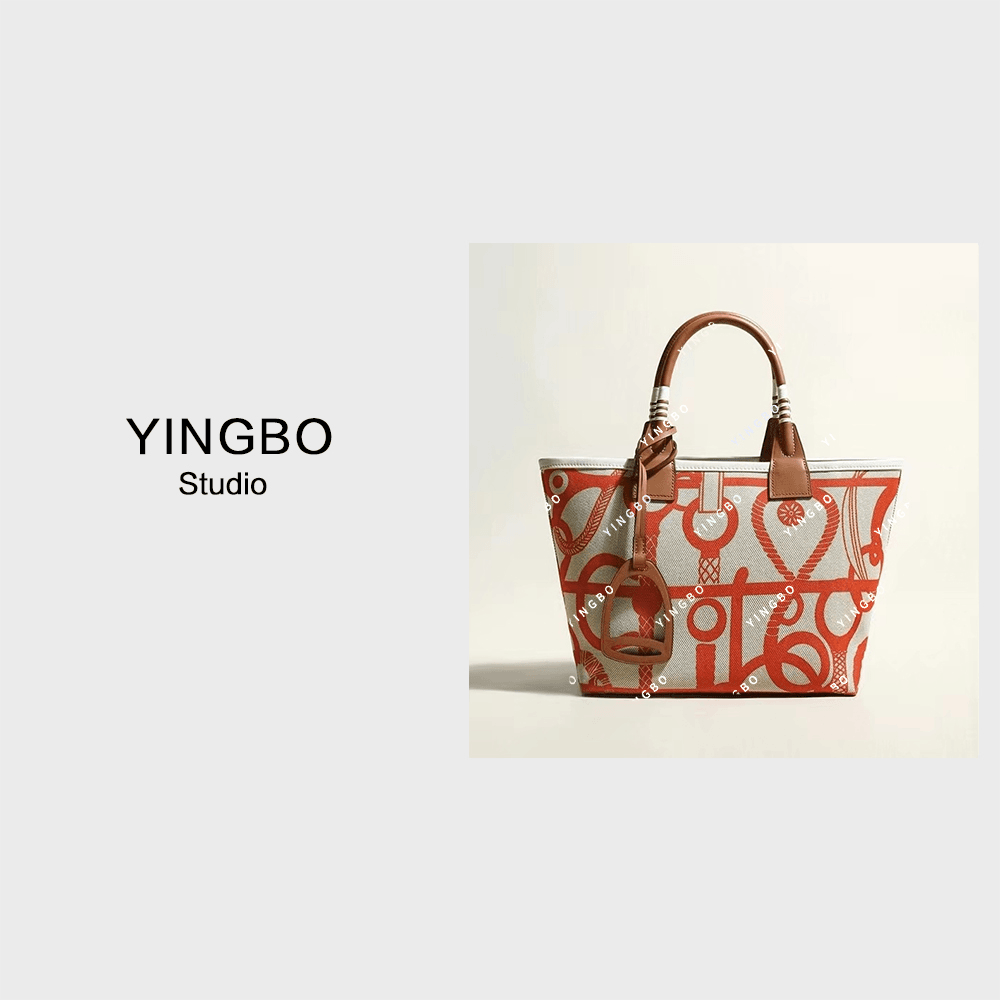 【高端头层系列】XKY-3933-橙色图 然与纯小众设计斜跨女包25*15*23