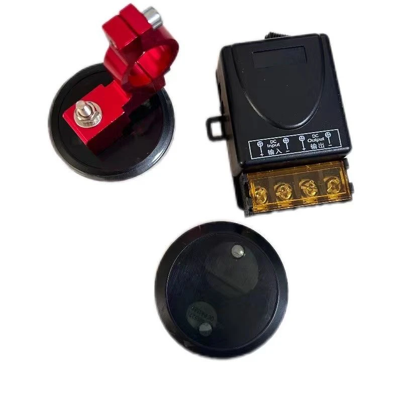 升级版双开关12v~60v通用疝气灯遥控双开关摩托车把遥控器开关