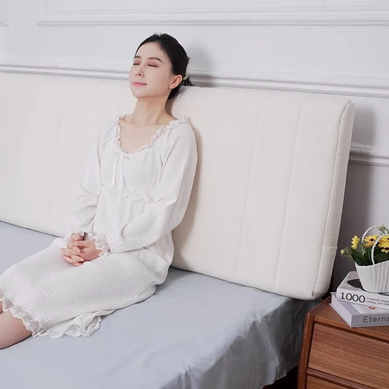 【直播7】泰迪绒床头靠背软包一体自粘靠枕靠背靠垫榻榻米靠背固定