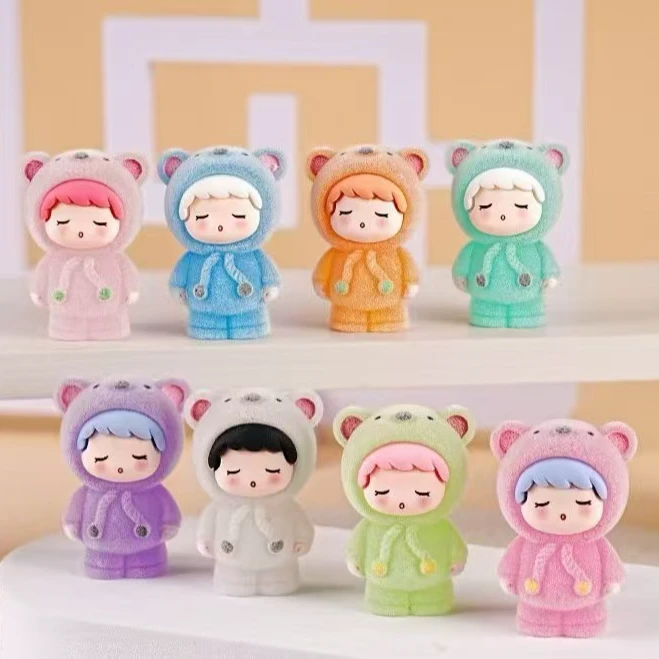 【许愿+对对碰+九宫格】植绒夜光站姿小熊diy摆件