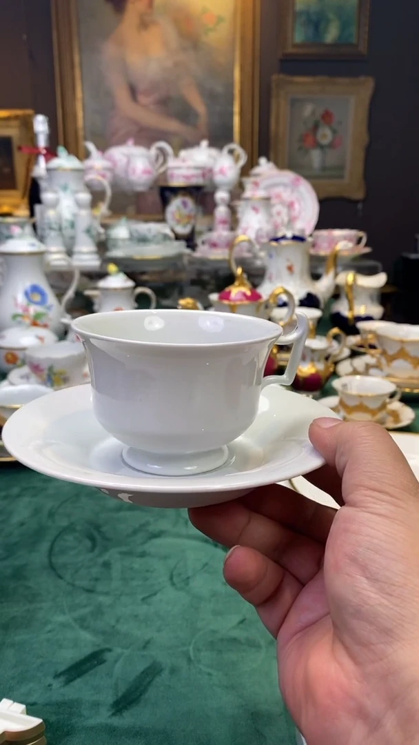 【闪购商品】密胺杯梅森素白杯碟