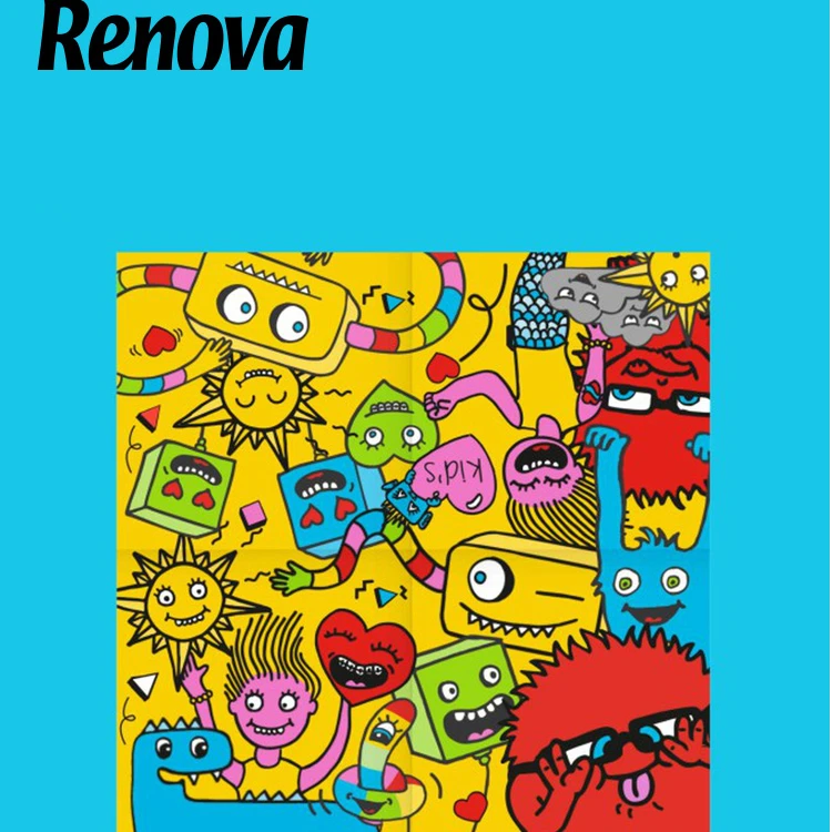 RENOVA童趣黑标餐巾纸