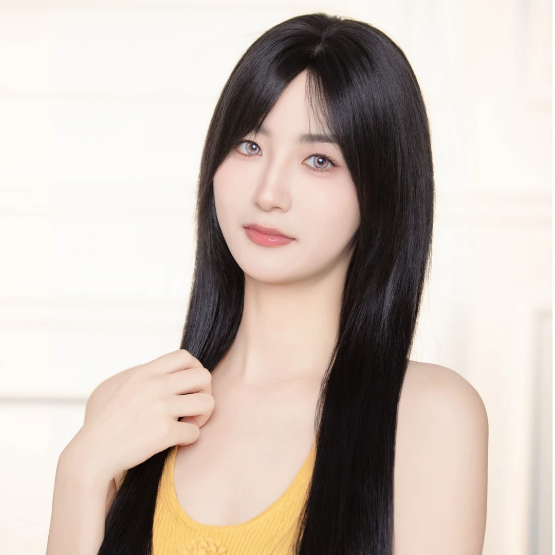 5x8全仿真头顶补发片女士隐形头清爽透气真发防脱发片柔顺不伤发