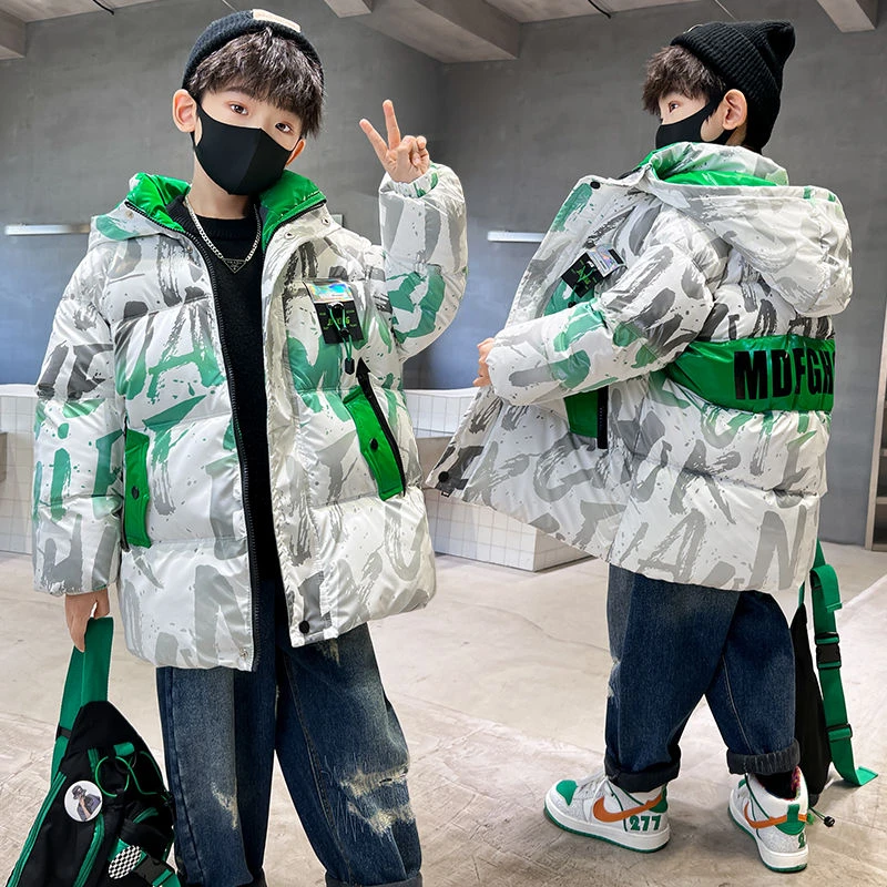 男童冬装棉衣2023新款儿童洋气加厚棉服中大童装冬季韩版棉袄潮帅