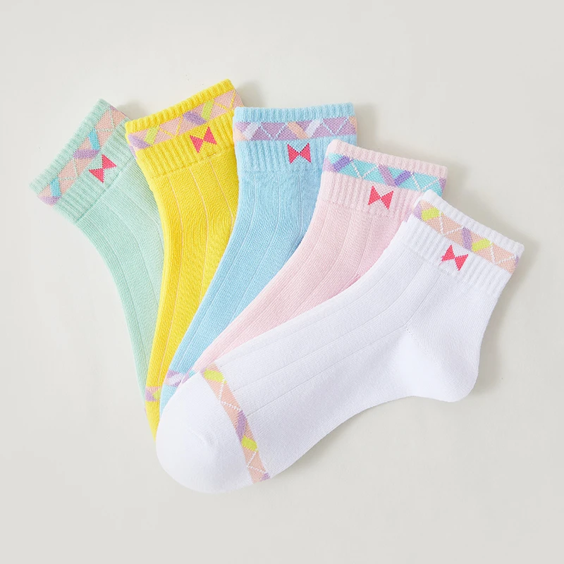 纯棉袜子女秋冬季厚款中筒袜防臭吸汗女士全棉长筒袜舒适保暖棉袜