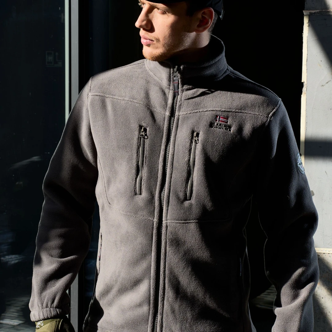 男士norway二代抓绒衣秋冬款户外抓绒衣加绒加厚立领抓绒衣