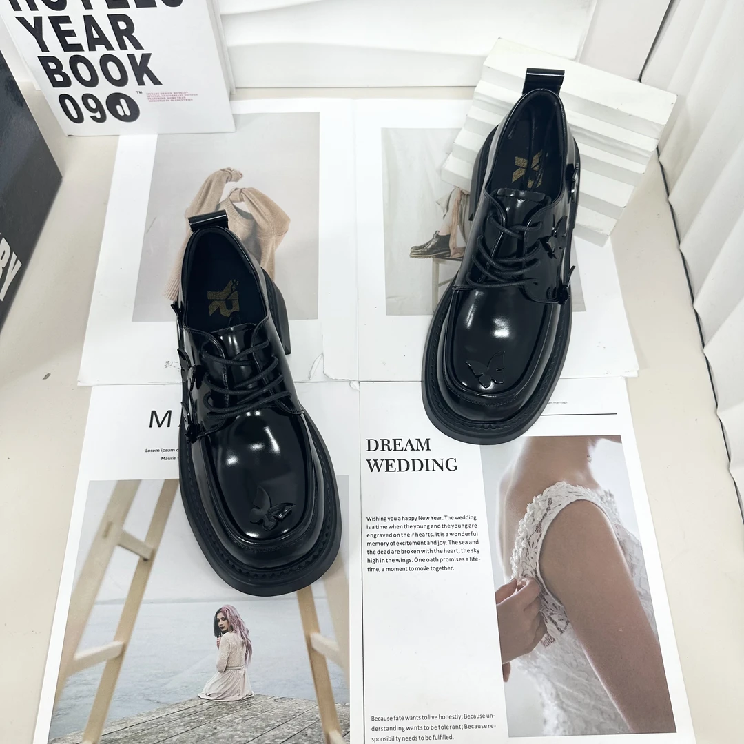 【与然良品】23817-2新款气质休闲百搭女士乐福鞋
