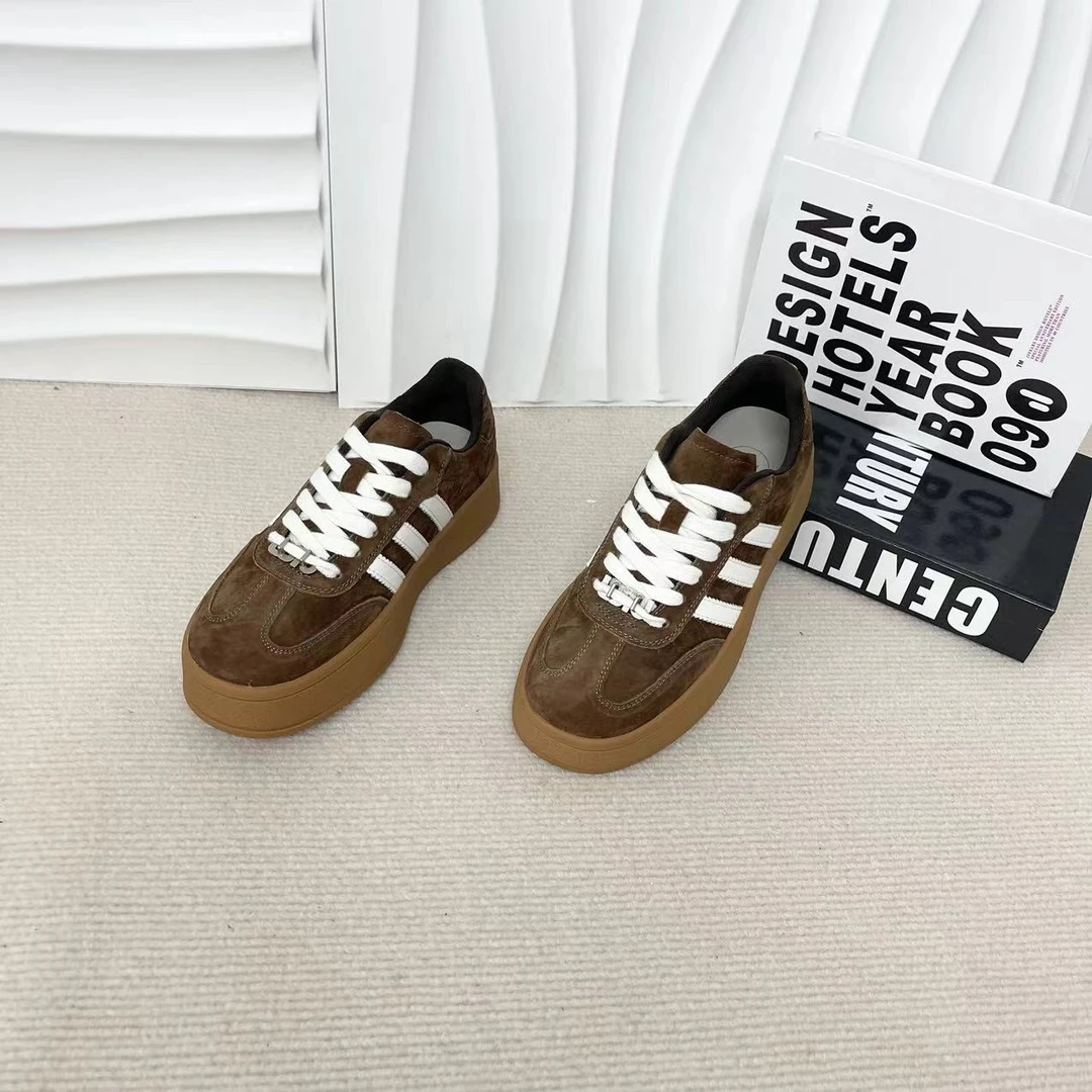 【与然良品】966-2爆款百搭时尚休闲德训鞋D