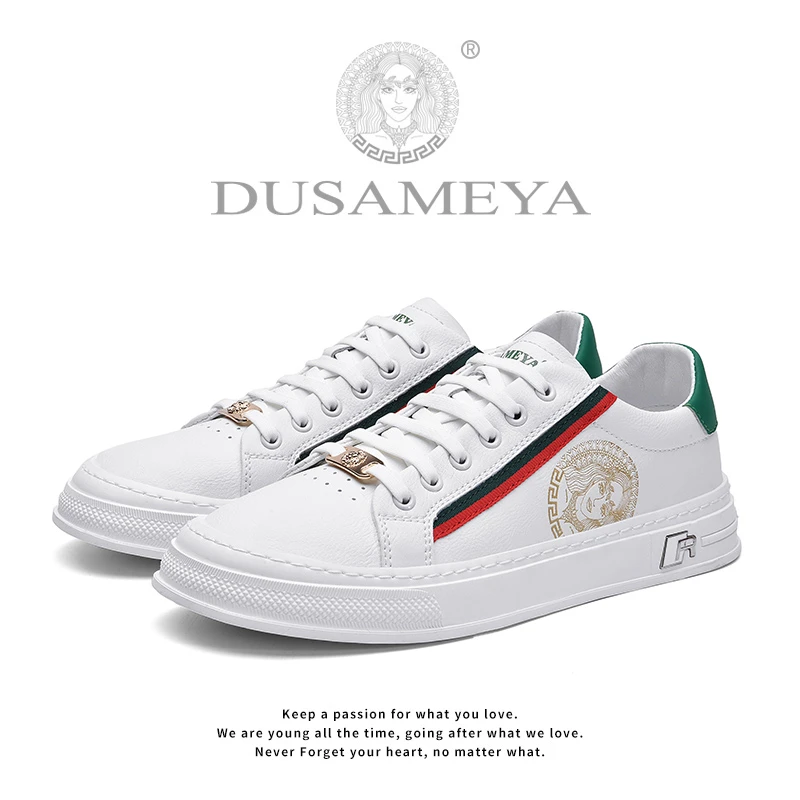 DUSAMEYA/杜莎米娅高端轻奢时尚百搭潮流男士休闲板鞋D6656