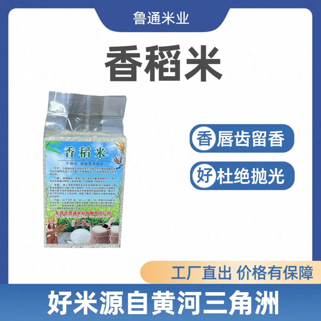【甄选】黄河三角洲大米焖饭营养黄河水滋养家庭工厂食堂真空新米