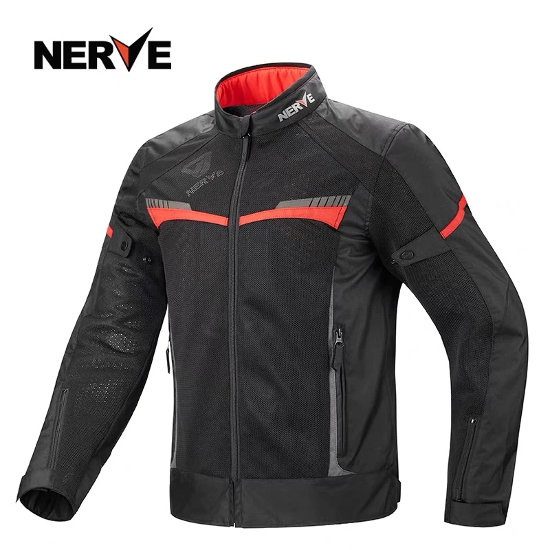 NERV涅夫诺亚摩托车夏季网眼薄款通勤骑行服