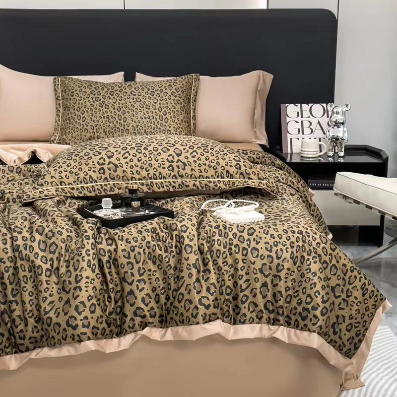 【新疆包邮】水洗夏凉被四件套印花空调被夏被四件套可机洗