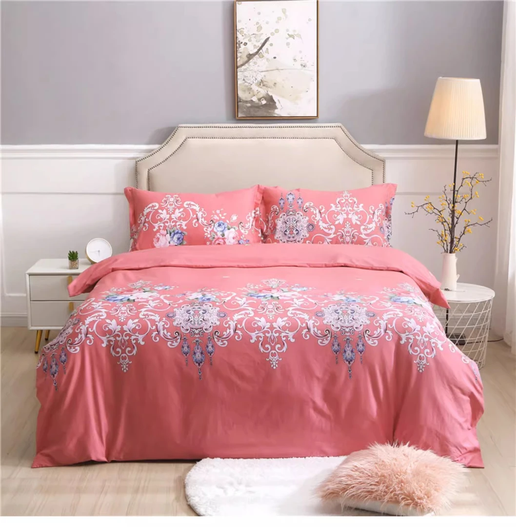 【新疆包邮】纯棉斜纹印花床单双人被套