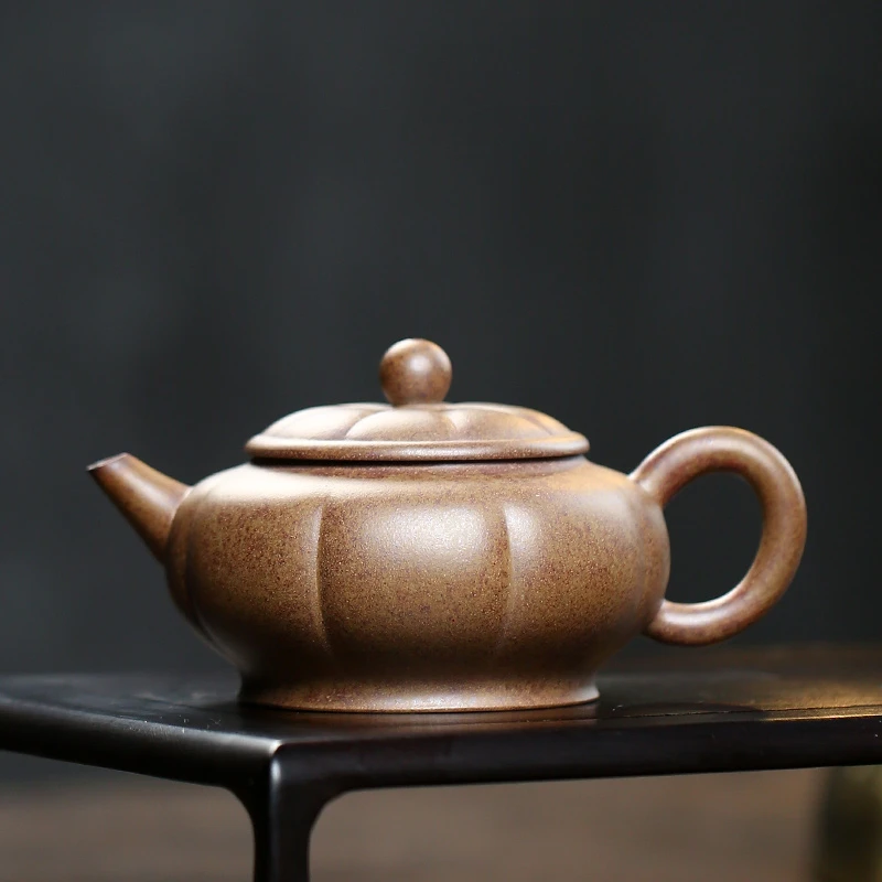 大吉羊柴烧 宜兴紫砂壶泡茶壶茶具 原矿本山绿泥筋韵180ml邰建明