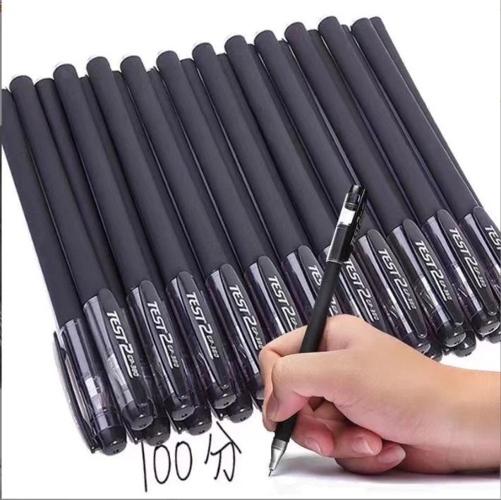 GP380中性笔0.5mm商务签字笔圆珠笔学生考试学习办公碳素黑色水笔