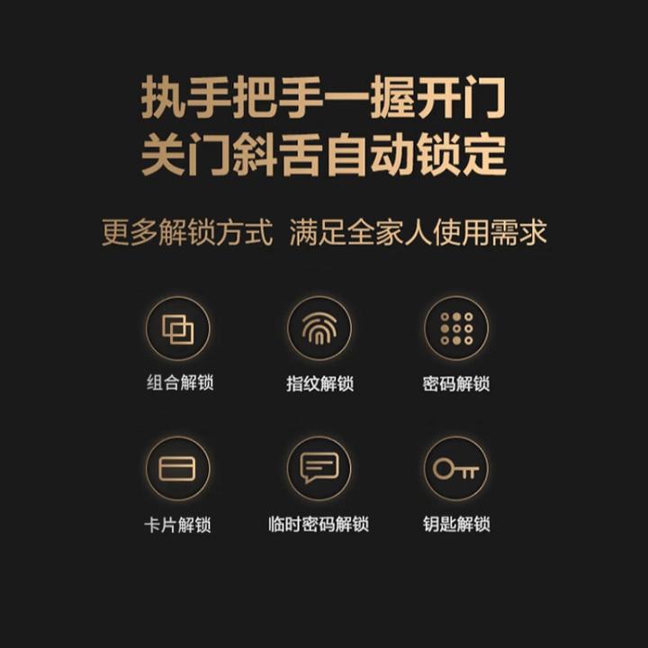 华为手机NFC适用多功能智能门锁半导体指纹锁密码锁电子锁包安装