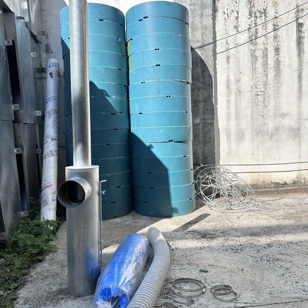 无尘自吸粉碎搅拌一体饲料机配件自动吸料高效环保加厚风管