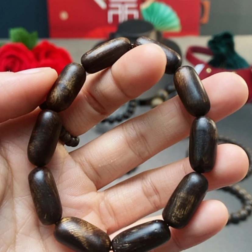 【闪购商品】沉香手串富森红土随形瘤疤