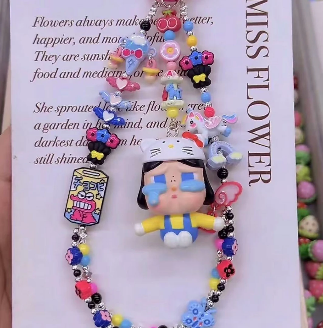 E1-E200珠串配饰 创意DIY手机链配件 可爱手作串珠手机链12.8