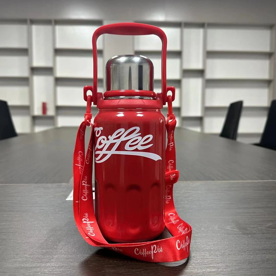 保温杯学生水杯车载户外运动手提水壶