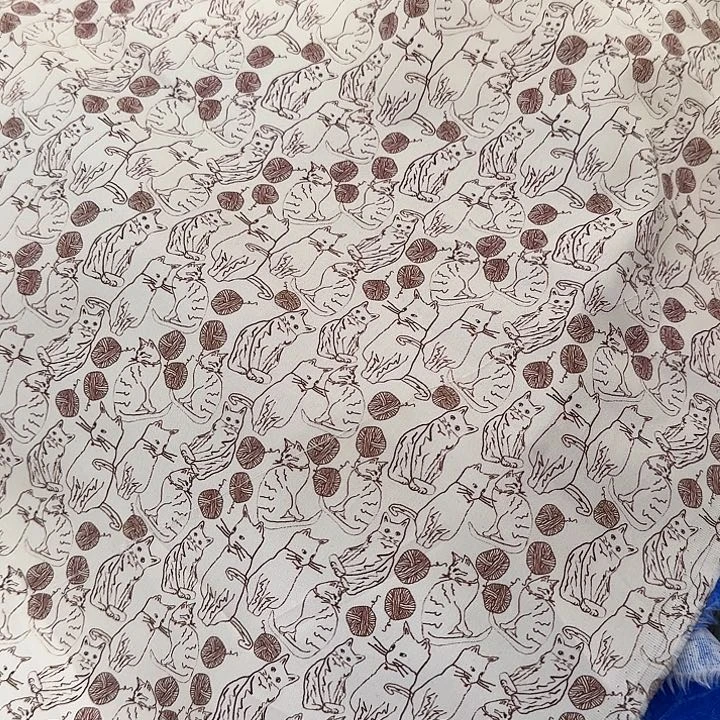 纯棉高密细斜纹1米长X1.5米宽地卷