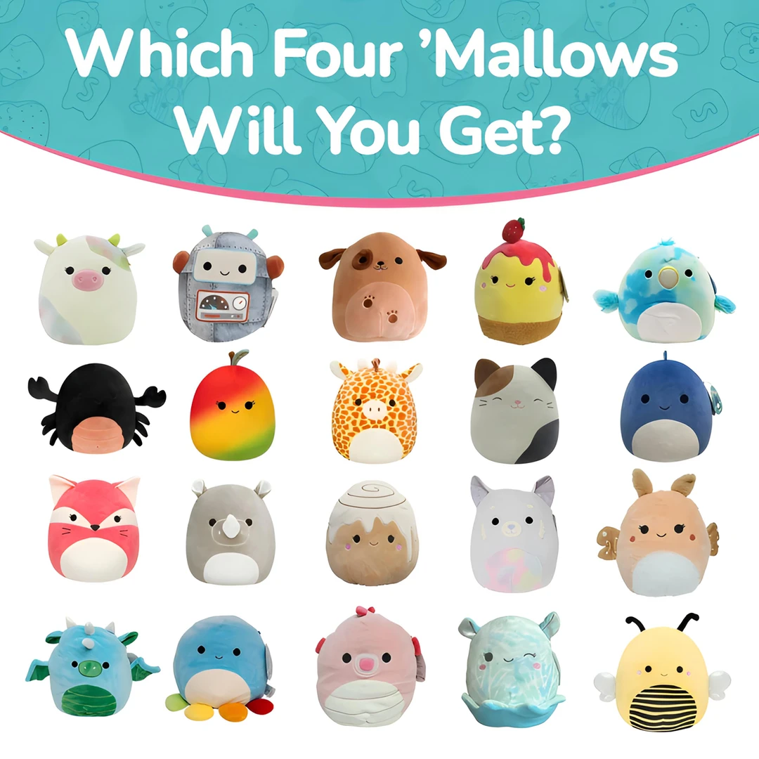 8英寸毛绒公仔squishmallows公仔软糖外贸单短毛玩偶公仔B