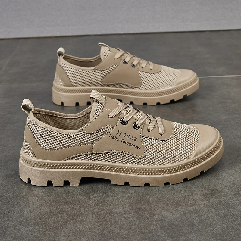 3522正品春季新款劳保鞋男士耐磨防滑轮胎底防臭轻便户外休闲鞋