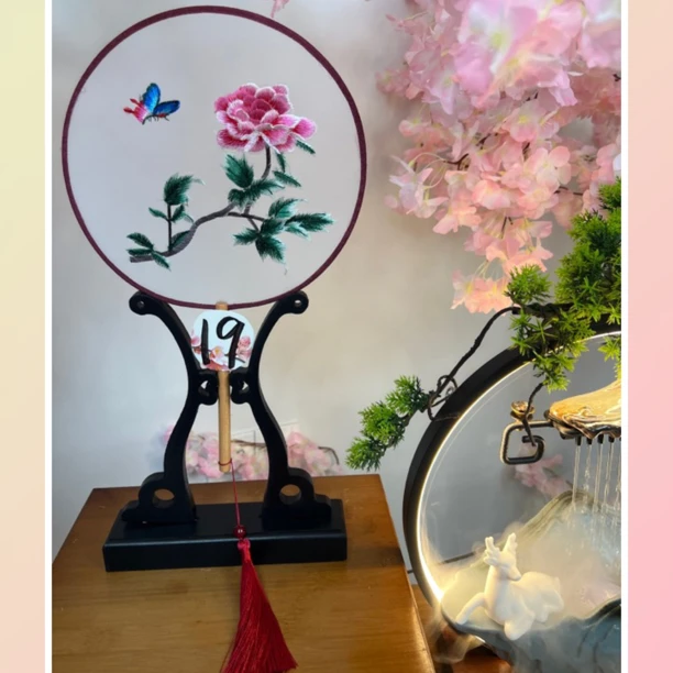 【清仓】双面绣花团扇