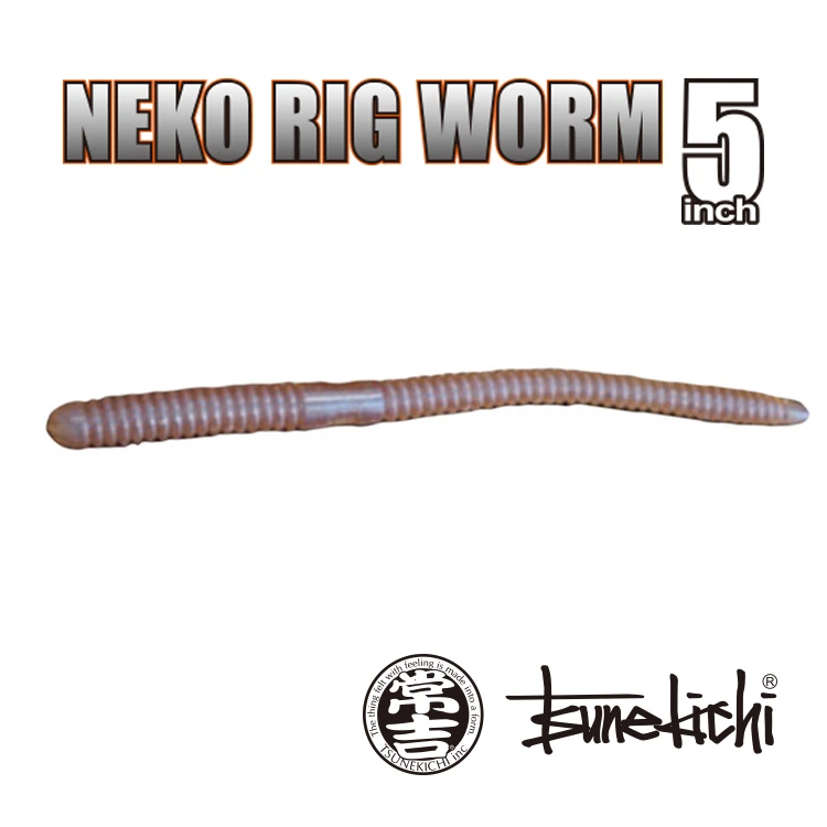 经典NEKO面包虫Neko rig worm 5inch