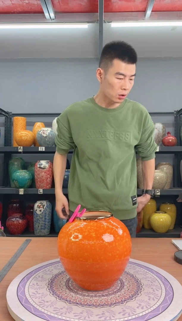 【闪购商品】瓶瑕疵陶瓷花瓶 无花 a595